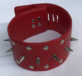 Bondage Classic Short Spike Collar Metal Vibrators